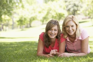 mother and daughter